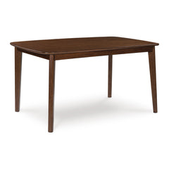 Brown / 5-Piece Dining Set: Table + 4 Chairs, product view 4; includes 1 table, 4 chairs; decorative accessories and other furniture excluded - 4