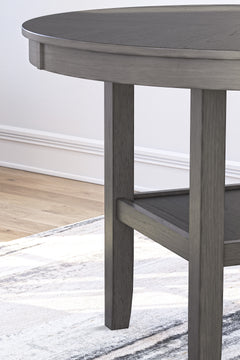 Gray / 5-Piece Dining Set: Table + 4 Chairs, product view 2; includes 1 table, 4 chairs; decorative accessories and other furniture excluded - 13