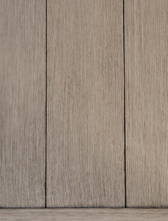 71–94-Inch Wood-Look Aluminum Outdoor Extension Dining Table, wood-look painted finish detail - 5