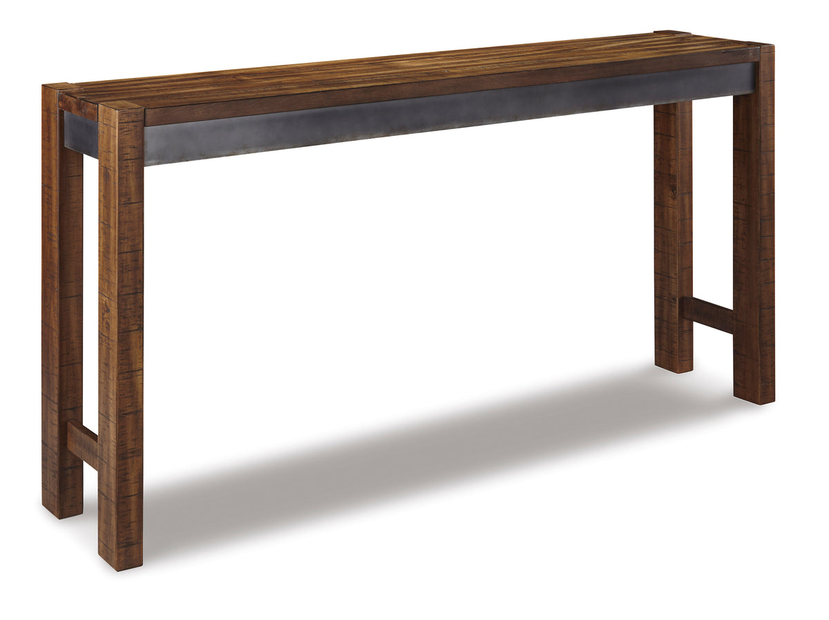 Brown/Gray / Counter Height Table Only, product view; one table included; chairs, stools and benches excluded; additional furniture and accessories excluded