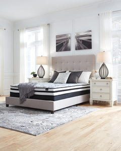 8-Inch Firm Innerspring Mattress, queen mattress vertical room view; foundation not included - 7