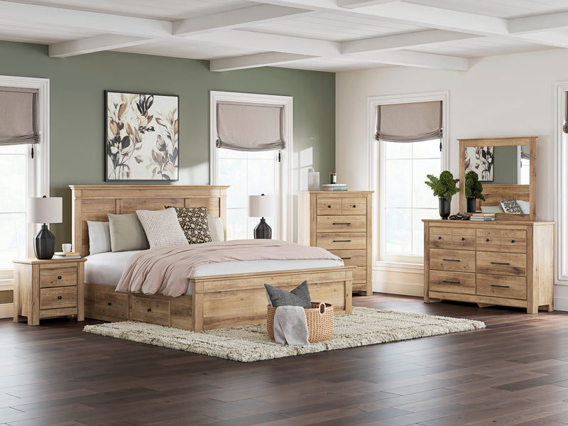Cottage Panel Beds with Two Underbed Storage Units