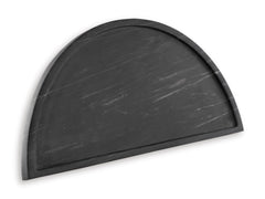 Black Marble Half-Round Serving Tray - Black - additional view 3 - 3