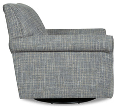 Ash Upholstered Swivel Glider Accent Chair - Ash - additional view 4 - 4