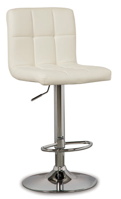 Bone / Adjustable Height — Set of 2 Stools, product view; 2 stools included; additional furniture and accessories excluded; view 6 - 6