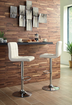 Bone / Adjustable Height — Set of 2 Stools, additional product view; 2 stools included; additional furniture and accessories excluded; view 7 - 7
