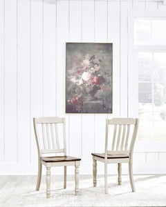 Antique White/Brown / Set of 2 Chairs, product view 2; includes set of 2 chairs; other furniture and accessories excluded - 6