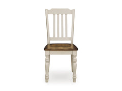 Antique White/Brown / Set of 2 Chairs, product view 5; includes set of 2 chairs; other furniture and accessories excluded - 9