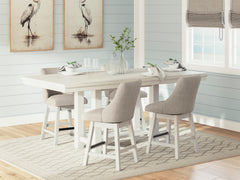 Antique White / Counter Height Table Only, additional product view; one table included; chairs, stools and benches excluded; additional furniture and accessories excluded - 16
