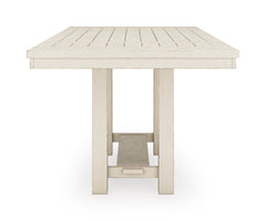 Antique White / Counter Height Table Only, side view; one table included; chairs, stools and benches excluded; additional furniture and accessories excluded - 22
