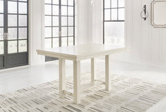 Antique White / Counter Height Table Only, additional product view; one table included; chairs, stools and benches excluded; additional furniture and accessories excluded - 25
