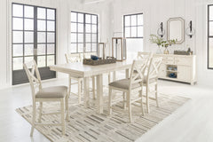 Antique White / Counter Height Table Only, additional product view; one table included; chairs, stools and benches excluded; additional furniture and accessories excluded - 7