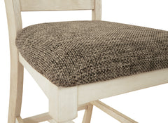 Two-tone / Counter Height — Set of 2 Stools, product detail; matching pair included; additional furniture and accessories excluded - 4