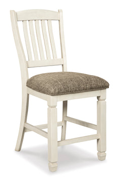 Two-tone / Counter Height — Set of 2 Stools, product view; matching pair included; additional furniture and accessories excluded - 7