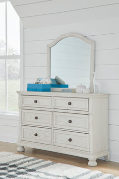 Antique White / Dresser + Mirror, product view 2; only the selected configuration is included; mattresses, bedding and accessories excluded - 2