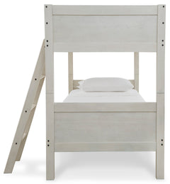 Antique White / Twin-over-Twin Bunk Bed / Twin, product view 20; only the selected configuration is included; mattresses, bedding and accessories excluded - 20