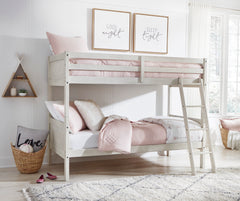 Antique White / Twin-over-Twin Bunk Bed / Twin, product view 21; only the selected configuration is included; mattresses, bedding and accessories excluded - 21