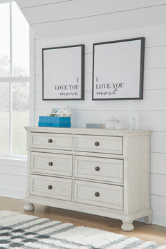 Antique White / Dresser, product view 7; only the selected configuration is included; mattresses, bedding and accessories excluded - 7