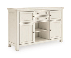 Antique White / Sideboard, sideboard view 2; includes one sideboard; accessories and other furniture excluded - 2