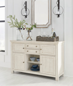 Antique White / Sideboard, sideboard view 3; includes one sideboard; accessories and other furniture excluded - 3