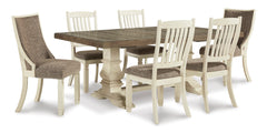 Two-tone / Set of 2 Dining Chairs, furniture view 10; includes set of 2 dining chairs; table, other seating and accessories excluded - 10