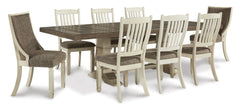Two-tone / Set of 2 Dining Chairs, furniture view 12; includes set of 2 dining chairs; table, other seating and accessories excluded - 12