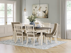 Two-tone / Set of 2 Dining Chairs, furniture view 6; includes set of 2 dining chairs; table, other seating and accessories excluded - 6