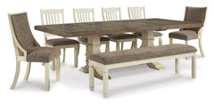 Two-tone / Set of 2 Dining Chairs, furniture view 8; includes set of 2 dining chairs; table, other seating and accessories excluded - 8