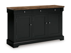 Brown/Black / Sideboard, sideboard view 1; includes one sideboard; accessories and other furniture excluded - 1