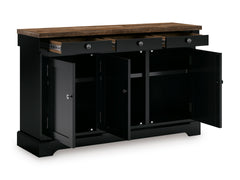 Brown/Black / Sideboard, sideboard view 2; includes one sideboard; accessories and other furniture excluded - 2