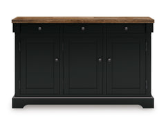 Brown/Black / Sideboard, sideboard view 4; includes one sideboard; accessories and other furniture excluded - 4