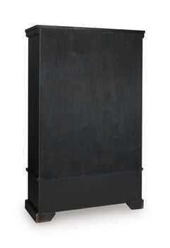 Black/Brown / Display Cabinet, cabinet view 3; includes one cabinet; accessories and other furniture excluded - 3