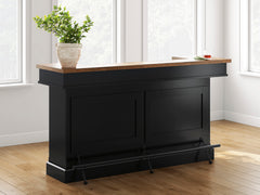 Brown/Black / Home Bar, product view 4; includes one sideboard; accessories and other furniture excluded - 4