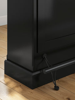 Brown/Black / Home Bar, storage detail 5; includes one sideboard; accessories and other furniture excluded - 5