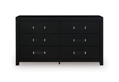 Black / Dresser, view 2; selected furniture only; mattress foundation bedding and accessories excluded - 37
