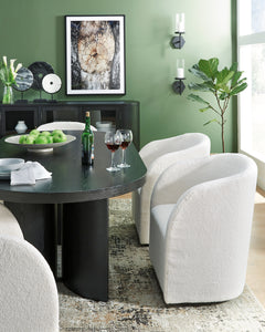 Black / Set of 2 Armchairs, product view 6; included: 2 matching chairs; all other furniture and accessories excluded - 19