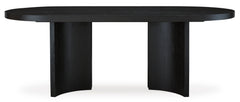 Black / Dining Table Only, product view 3; included: 1 table; all other furniture and accessories excluded - 3