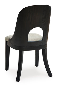 Black / Set of 2 Side Chairs, product view 2; included: 2 matching chairs; all other furniture and accessories excluded - 7