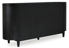 Black / Sideboard, sideboard view 3; includes one sideboard; accessories and other furniture excluded - 3
