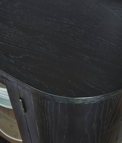 Black / Sideboard, storage detail 4; includes one sideboard; accessories and other furniture excluded - 4
