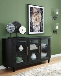 Black / Sideboard, sideboard view 8; includes one sideboard; accessories and other furniture excluded - 8