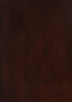 Brown / 5-Piece Counter Dining Set: Table + 4 Stools, matching brown wood finish close-up; complete selected dining set included - 5