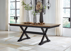 Brown/Black / Dining Table Only, room setting; one table included; chairs, stools and benches excluded; additional furniture and accessories excluded - 19