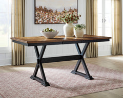 Brown/Black / Table + 4 Swivel Counter Stools + Bench, product view 6; includes 1 table; 4 swivel counter stools; 1 bench; other furniture and accessories excluded - 53