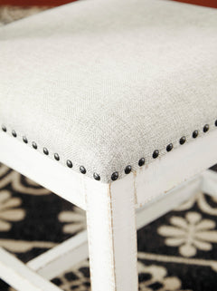 Beige / White / Set of 2 Dining Chairs, product view 3; included: 2 matching chairs; all other furniture and accessories excluded - 7
