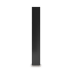 Opposite side of satin black bookcase - 8