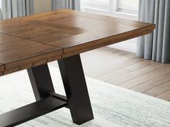Brown / Black / Table Only, product view 1; includes table only; cabinets and accessories excluded - 1