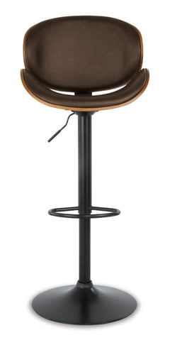 Brown / Adjustable Height — 1 Stool, front view; 1 stools included; additional furniture and accessories excluded - 10