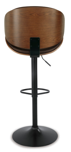 Brown / Adjustable Height — 1 Stool, back view; 1 stools included; additional furniture and accessories excluded - 3