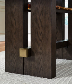 Dark Brown / Counter Height Table Only, product view 2; included: 1 table; all other furniture and accessories excluded - 2